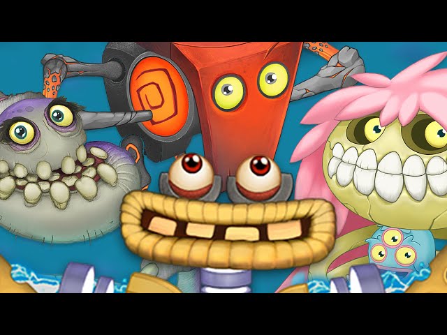 Wubbox, Bona-Petite, Tympa, Creepuscule - Quartet (My Singing Monsters)