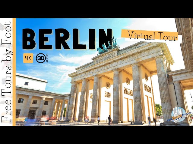 Berlin Walking Tour (4K) | Reichstag, Brandenburg Gate, Checkpoint Charlie