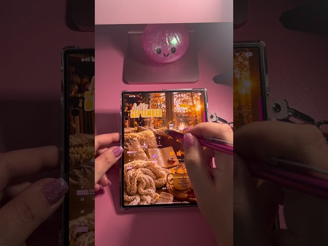 Adding GIFs to homescreen #tutorial #zfold8 #samsungcustomization