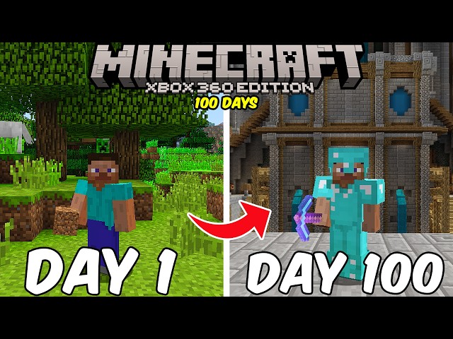 100 Days in Minecraft Xbox 360 Edition