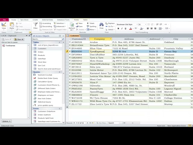 Use Cut, Copy, and Paste Features in Microsoft Access to Move Data Across Tables and Forms