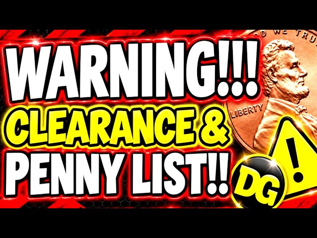 ⚠️PAY $0.01! NEW PENNY LIST & CLEARANCE INFO! PLUS A WARNING FOR PENNY SHOPPERS AT DOLLAR GENERAL!