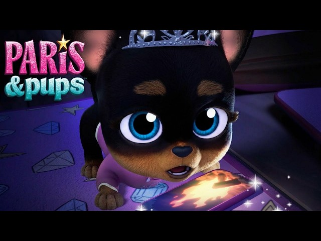 Glamping on the Rufftop🔥 Diamond Shares Spooky Campfire Stories | Cartoons for Kids | Paris & Pups
