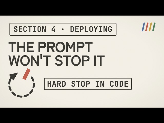 Google Cloud Agentic Architect EP10: The Prompt Will Not Stop the Loop