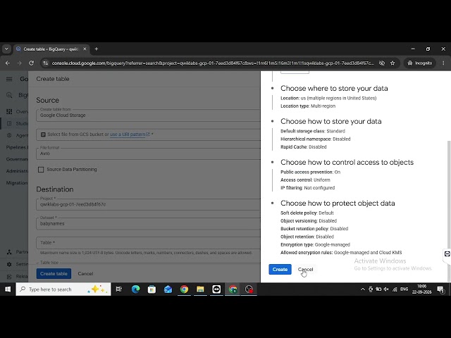 BigQuery Qwik Start - Console