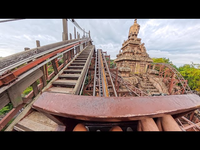 Indiana Jones Coaster Ride Full POV | Disneyland Paris