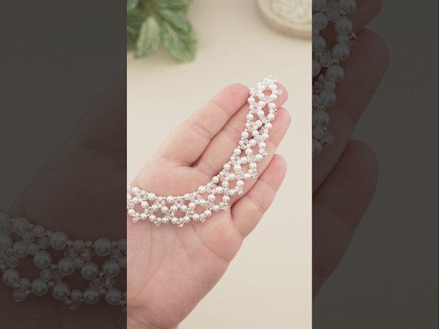 Why This Pearl Necklace is a MUST for Every Bride! | DIY Tutorial! #bijoux #necklace #pearls