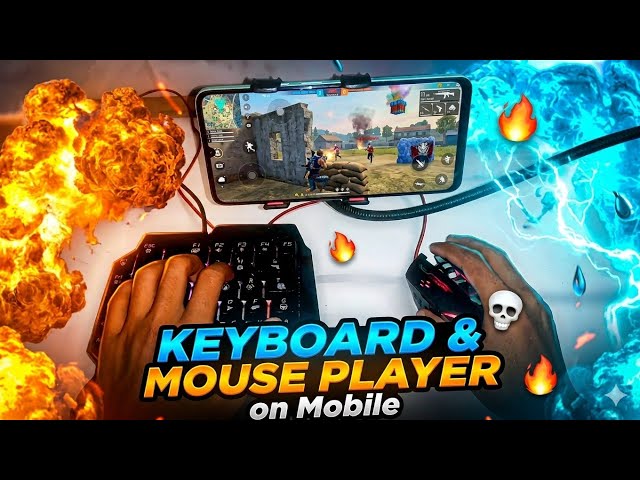 Free Fire keyboard mouse gameplay | with hand come 