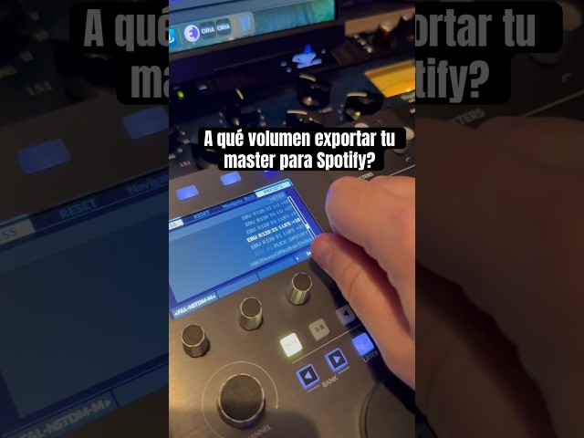 At what volume should you export your master for digital platforms?