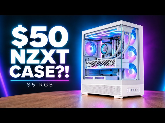 Built in NZXT’s $50 S5 RGB... Still feels like NZXT | Ryzen 7 9850X3D Chill PC Build