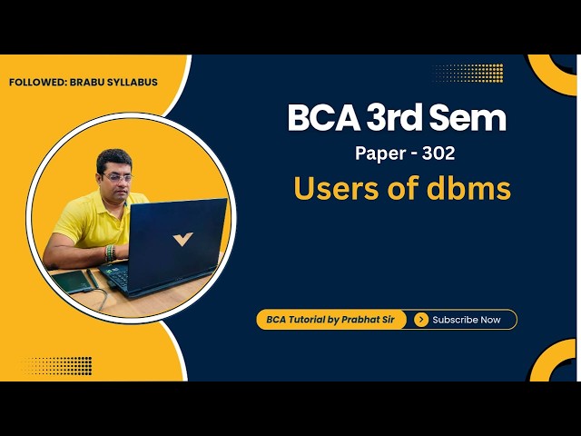 Users Of Dbms