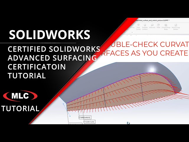 Certified SOLIDWORKS Professional Advanced Surfacing Exam Tutorial