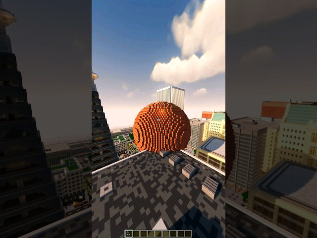 Giant 50,000 TNT minecraft explosion NO LAG (NASA PC) #minecraft