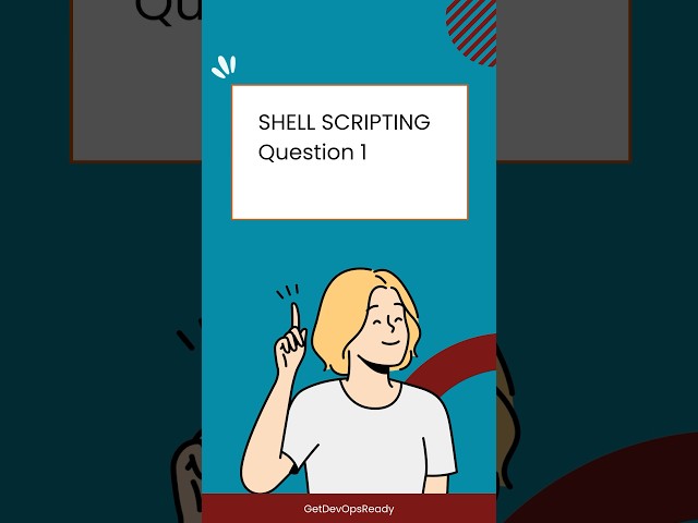 Shell Scripting Question 1 #devopsinterview