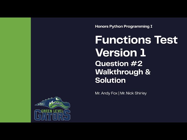 Functions FRQ Test Fall 2025 Version 1 Question #2   calculate level bonus
