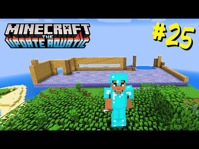 🐠 Minecraft 1.13 - UNDER THE SEA #25 - BUILDING THE BEACH HOUSE