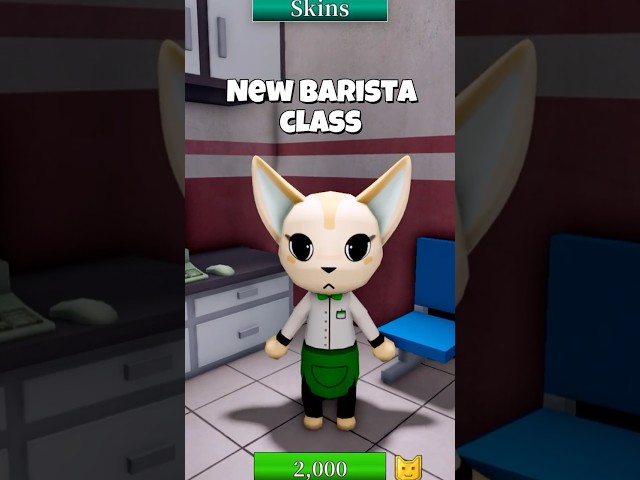 NEW *BARISTA* Class Vs Items in Animal Hospital! #roblox #animalhospital