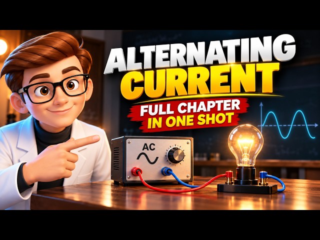 Alternating Current Class 12 | Full Chapter in Hindi | 3D Animation