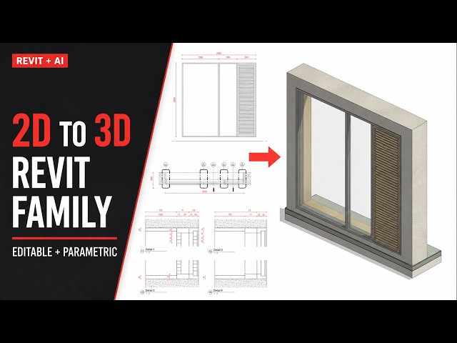 Revit + AI: Creating a Parametric Family from a 2D Drawing