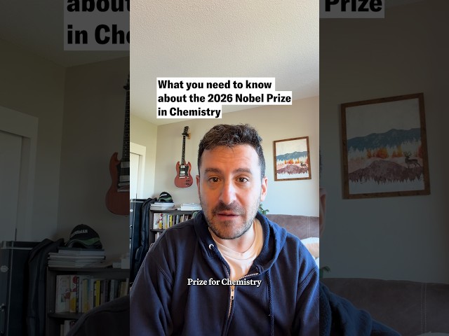 The 2026 Nobel Prize in Chemistry goes to ... #breakingnews #nobelprize #chemistry