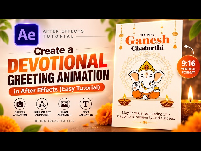 Create a Devotional Greeting Animation in After Effects (Easy Tutorial)