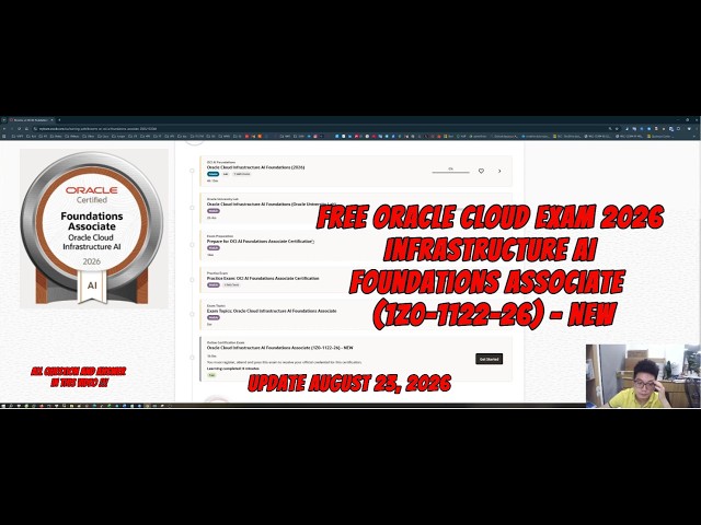 1Z0-1122-26 Oracle Cloud Infrastructure AI Foundations Associate Questions Answer Free Certification