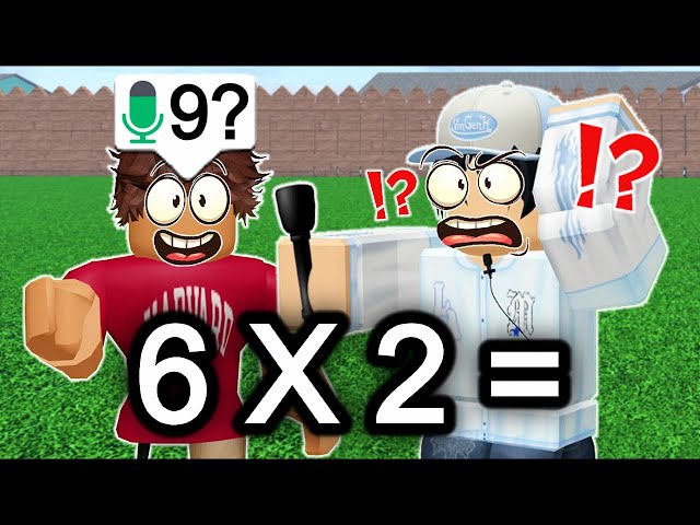 Can Roblox Players Pass a 5TH GRADE Quiz? (VOICE CHAT)
