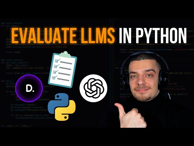 Evaluate LLMs in Python with DeepEval