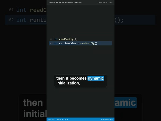constinit Is Not const (Static vs. Dynamic Initialization in C++)
