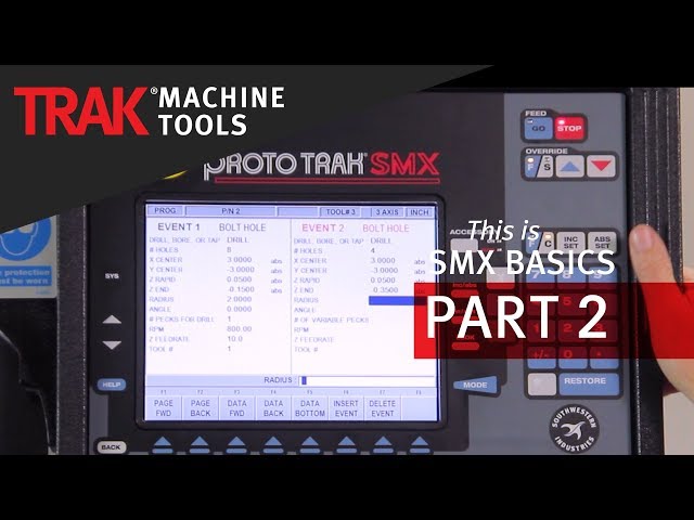 Bolt Hole Patterns | ProtoTRAK SMX Control | Basic Programming 2