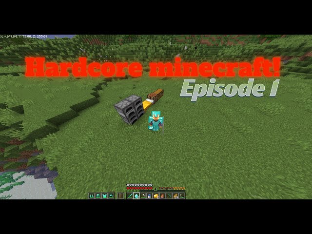 How long can i survive?Hardcore Minecraft Epsode 1