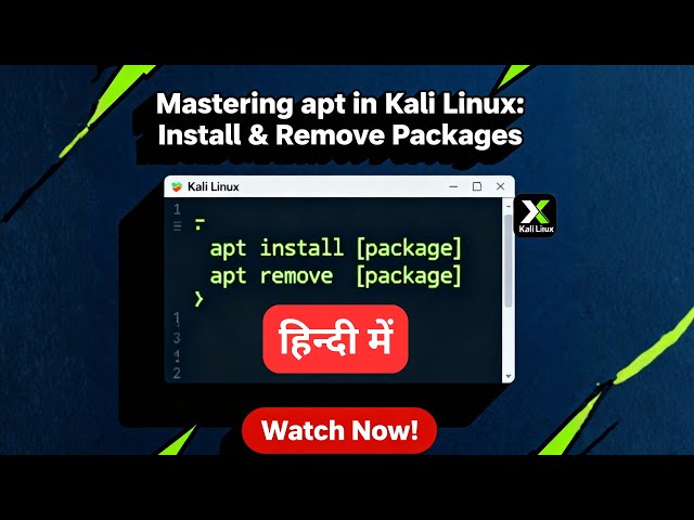 Kali Linux me APT se Software Install & Remove | apt install, remove update, upgrade Guide in Hindi