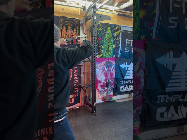 Best face pull set up ever! #garagegym #homegym