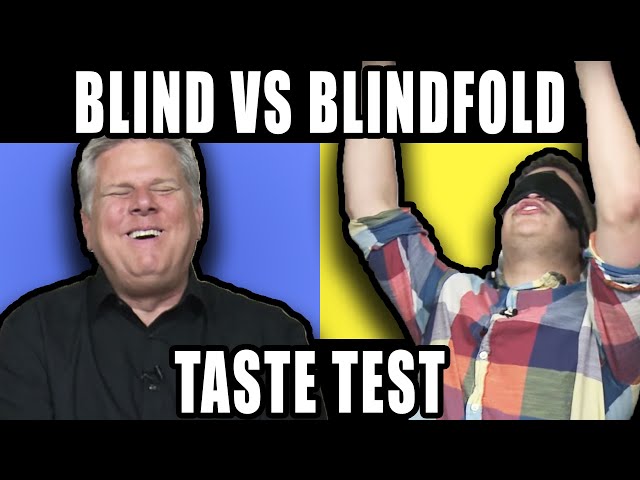 Blind Versus Blindfolded Food Taste Challenge W/ TommyEdisonXP