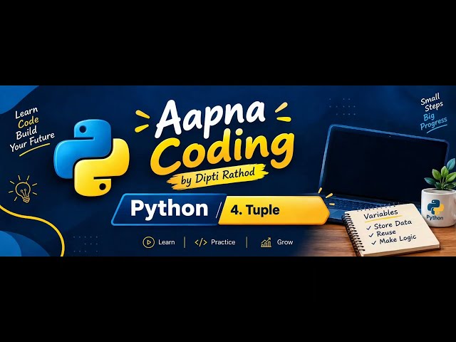 Tuple in Python in Hindi | Python Tuple Tutorial For Beginners | Aapna Coding