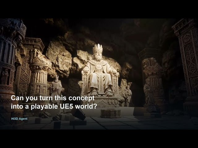 Hi3D Agent | From Concept Art to a Playable UE5 World