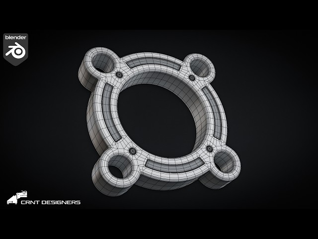 Creating a Mechanical Part in Blender | Hard Surface Modeling in Blender with Subdivision