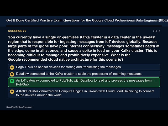 Get It Done Certified Google Cloud Professional Data Engineer (PDE) | Exam Q&A | Episode 3 (Q21-30)