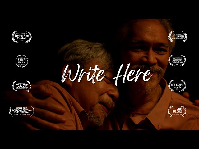 Write Here - Award Winning Mature Gay Short Film