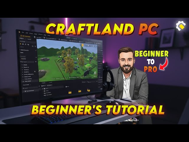 Craftland PC Studio Beginner's Tutorial | Part - 1 | Free Fire