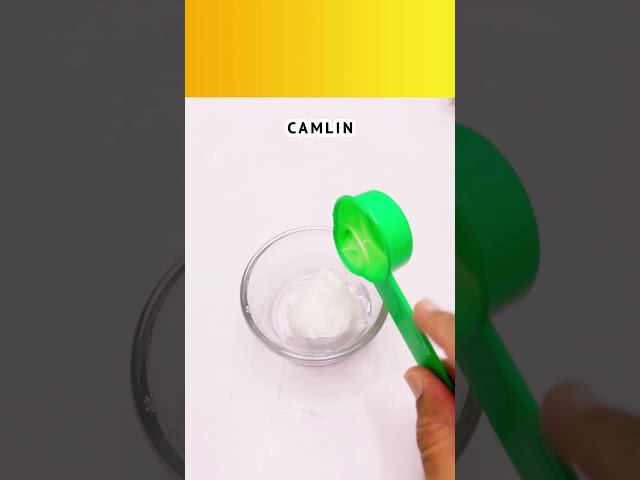 NO GLUE NO BORAX SLIME AT HOME #shorts