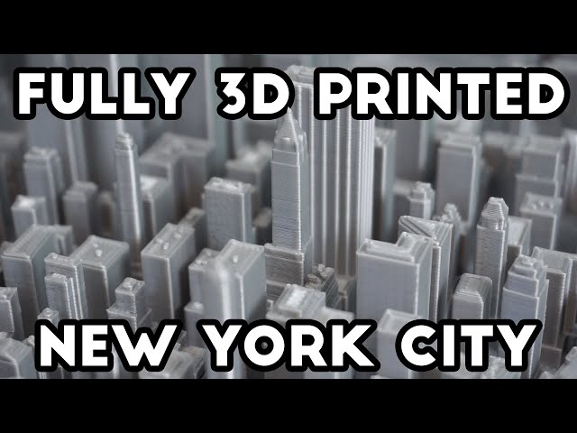 I 3D Printed New York City