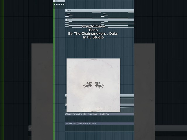 How To make 'Echo' By The Chainsmokers ft. Oaks In FL Studio #thechainsmokers #flstudio