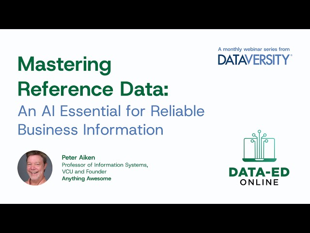 Mastering Reference Data  An AI Essential for Reliable Business Information