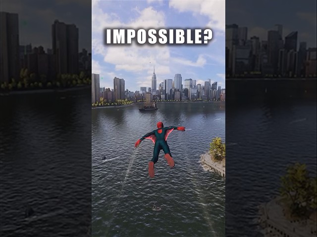 Fly Forever in Marvel's Spider-Man 2? #spiderman - How to glide for longer in Spider-Man 2 PS5