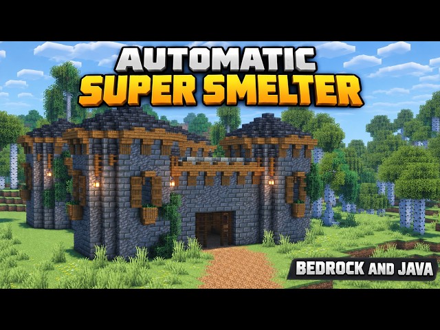 Automatic Super Smelter | Bedrock and Java