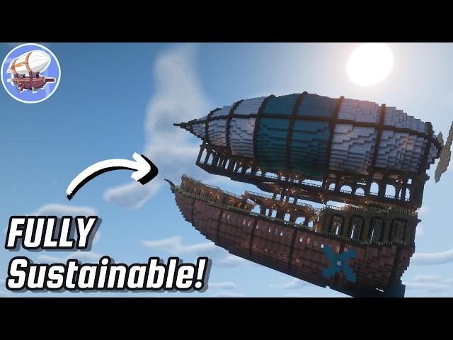 How to Build an Airship with Create Aeronautics! | Minecraft Guide