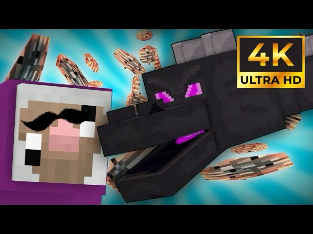 BUILDING MOMMY ENDER DRAGON!! | Minecraft (4K Remastered Version)