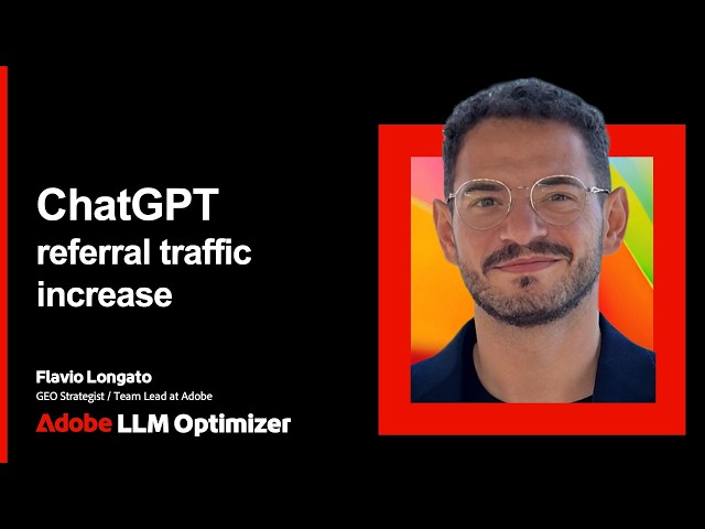 Referral Traffic Increase from ChatGPT in May 2026 | Adobe Brand Visibility