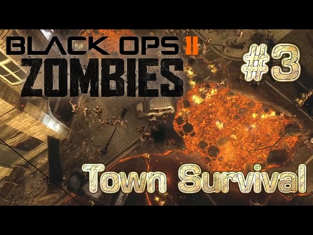 Black Ops 2 Zombies Town Survival: Day 1 - Part 3 Semtex Out!